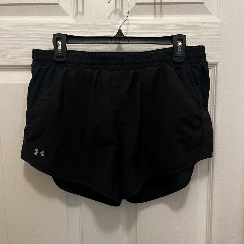 Black Under Armour Athletic Shorts Women Size Large